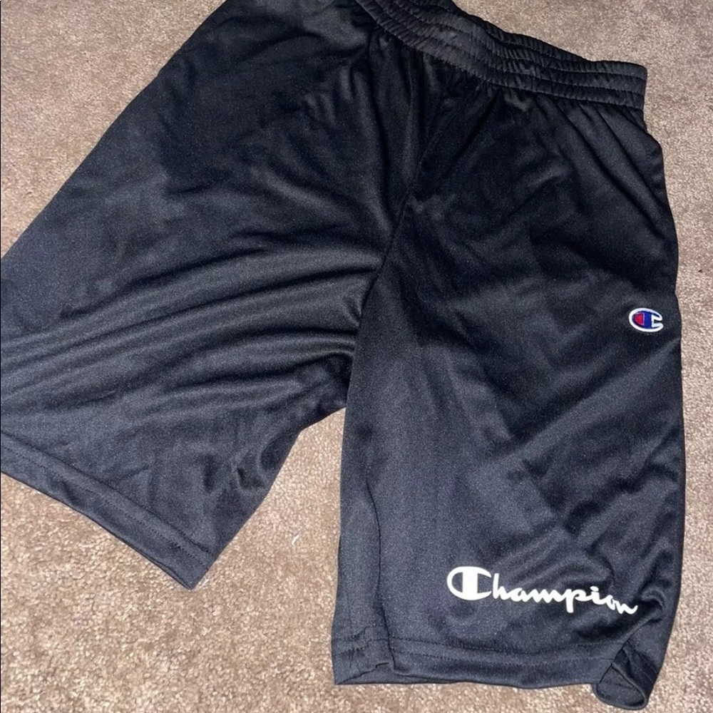Boys champion black shorts